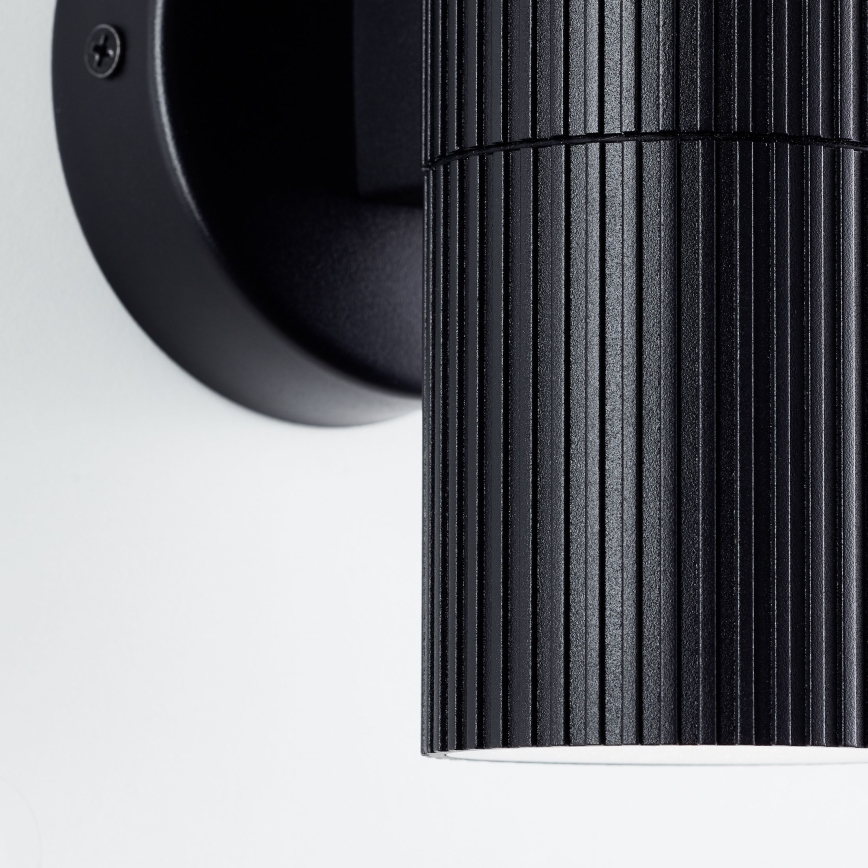Brilliant - Applique murale extérieure KEOLA 2xGU10/10W/230V IP44 noir