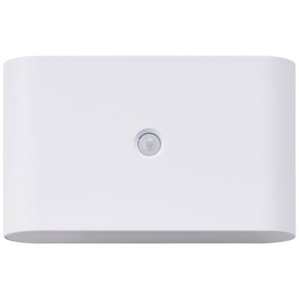 Brilliant - Applique murale extérieure rechargeable avec détecteur XINO LED/3W/5V 3600 mAh IP44 blanc