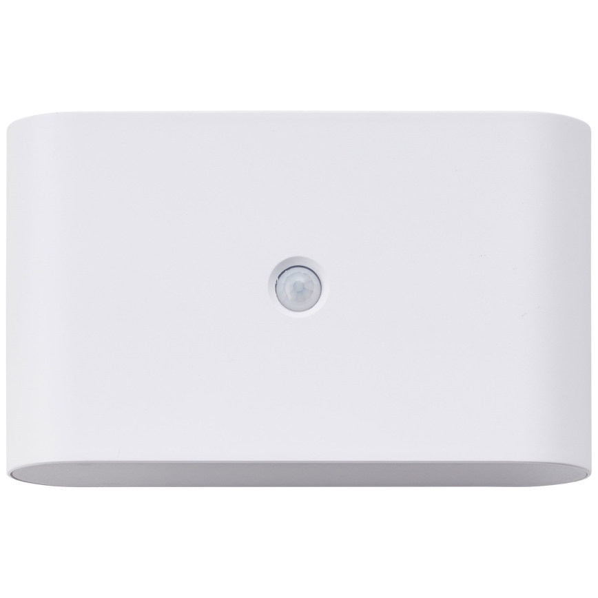 Brilliant - Applique murale extérieure rechargeable avec détecteur XINO LED/3W/5V 3600 mAh IP44 blanc