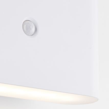 Brilliant - Applique murale extérieure rechargeable avec détecteur XINO LED/3W/5V 3600 mAh IP44 blanc