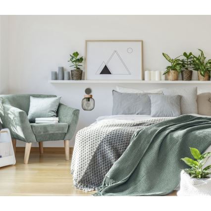 Brilliant - Applique murale GIADA 1xE27/40W/230V vert - FSC certifié