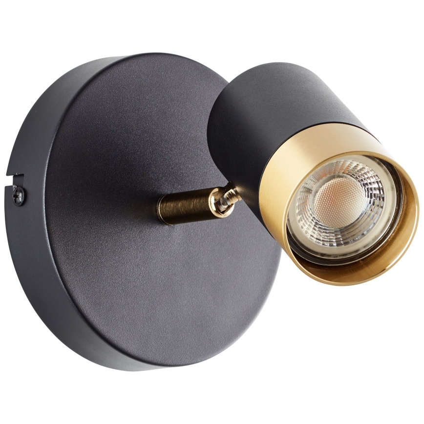 Brilliant - Applique murale spot LED VIGOLO 1xGU10/5W/230V noir/doré