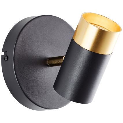 Brilliant - Applique murale spot LED VIGOLO 1xGU10/5W/230V noir/doré