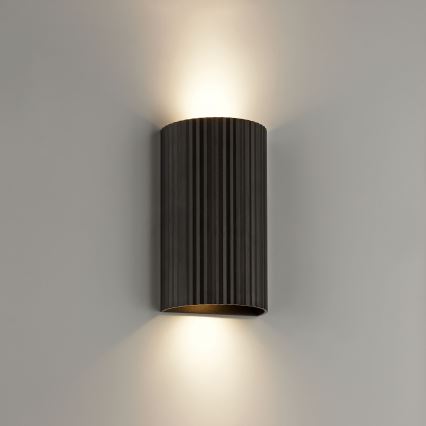 Brilliant - Applique UNDULA 2xGU10/10W/230V nero