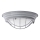 Brilliant - Deckenleuchte TYPHOON 1xE27/30W/230V Ø 29 cm grau