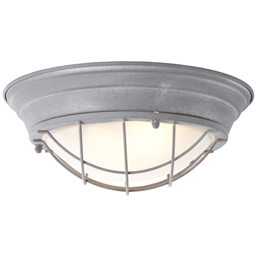 Brilliant - Deckenleuchte TYPHOON 2xE27/30W/230V Ø 34 cm grau