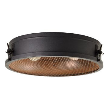 Brilliant - Deckenleuchte ZOIS 2xE27/28W/230V Ø 42 cm schwarz