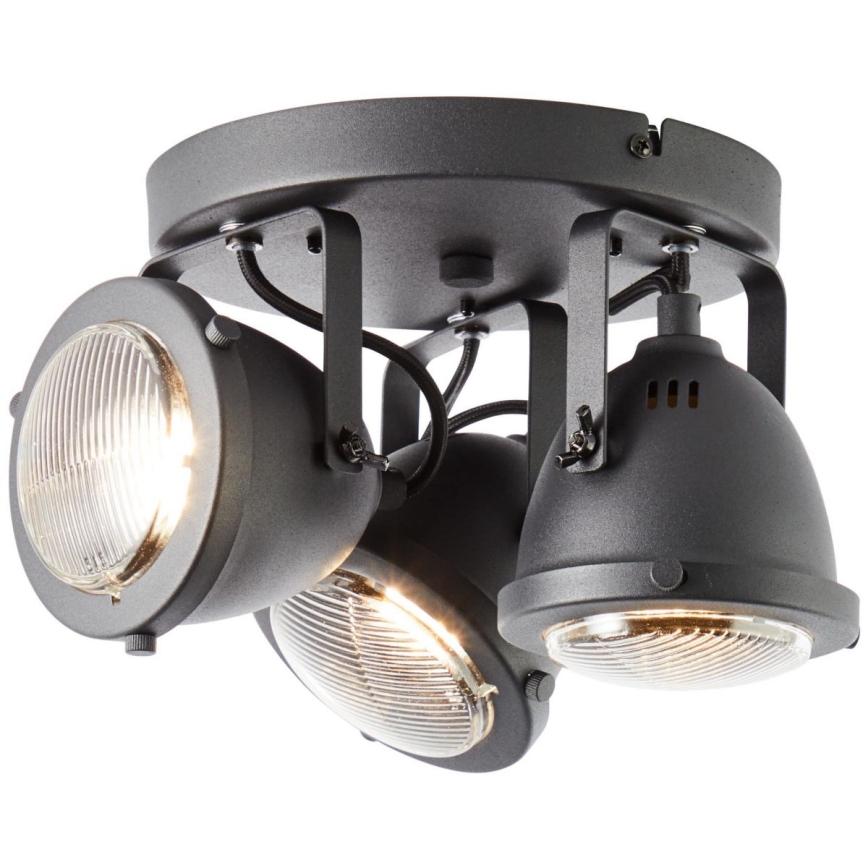 Brilliant - Deckenspot CARMEN 3xGU10/5W/230V schwarz