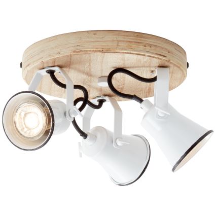 Brilliant - Deckenstrahler SEED 3xGU10/5W/230V weiß/beige