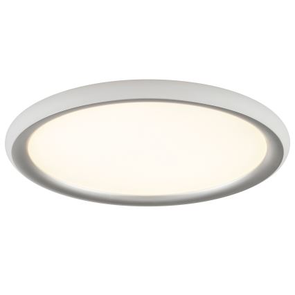 Brilliant - dimmbare LED-Deckenleuchte CARLOZ LED/16W/230V Ø 30 cm weiß/grau
