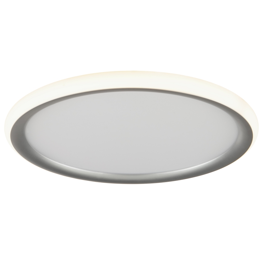 Brilliant - dimmbare LED-Deckenleuchte CARLOZ LED/16W/230V Ø 30 cm weiß/grau