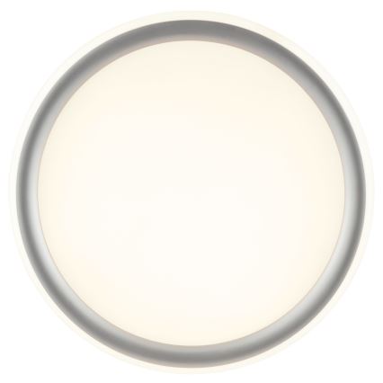 Brilliant - dimmbare LED-Deckenleuchte CARLOZ LED/16W/230V Ø 30 cm weiß/grau