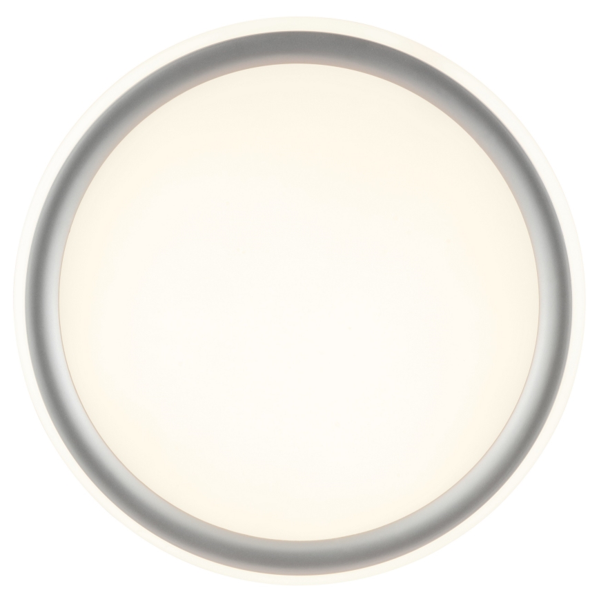 Brilliant - dimmbare LED-Deckenleuchte CARLOZ LED/16W/230V Ø 30 cm weiß/grau