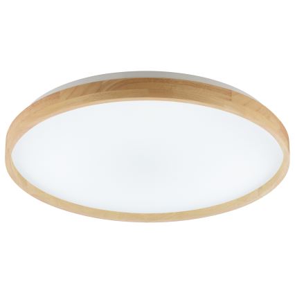 Brilliant - LED dimmbare Deckenleuchte ALSON LED/17W/230V 3000-6500K Ø 49,5 cm Kautschukholz + Fernbedienung