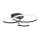 Brilliant - dimmbare LED-Deckenleuchte AYDIN LED/34W/230V 3000-6500K schwarz + Fernbedienung
