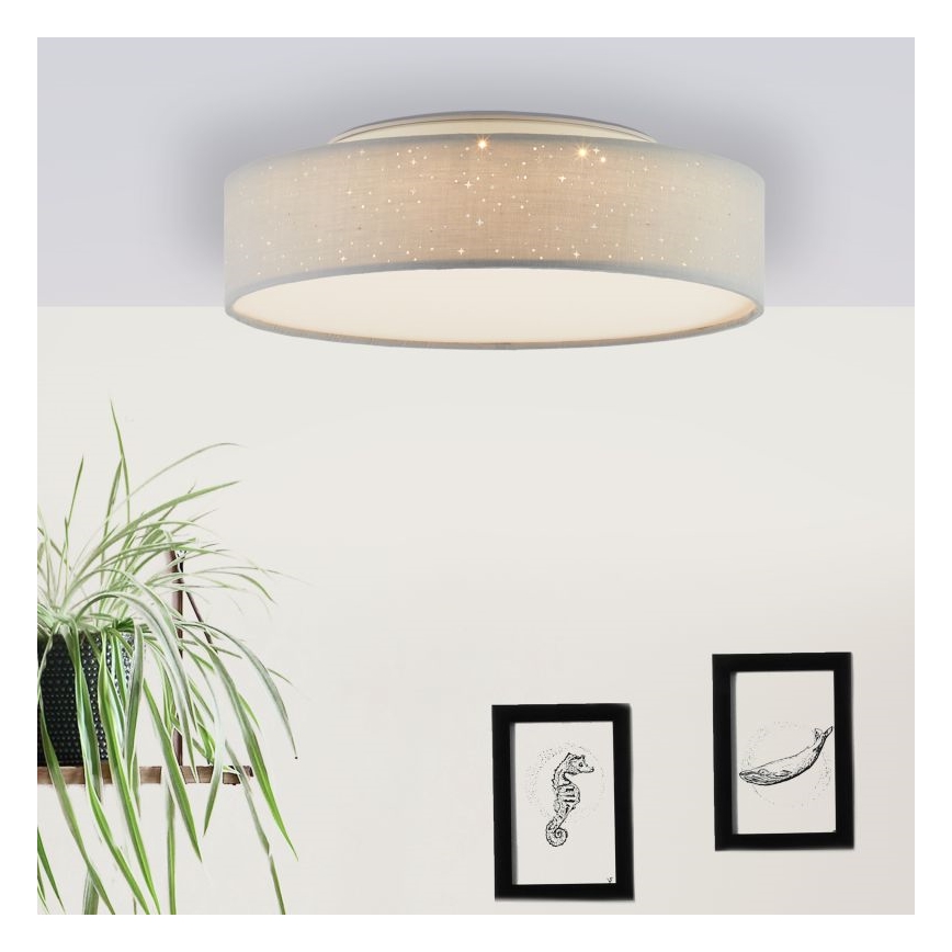 Brilliant - Dimmbare LED-Deckenleuchte BASKA LED/12W/230V d 38 cm 3000K