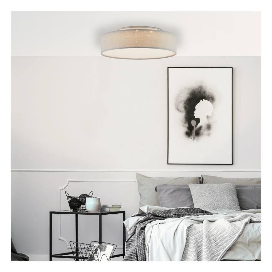 Brilliant - Dimmbare LED-Deckenleuchte BASKA LED/12W/230V d 38 cm 3000K