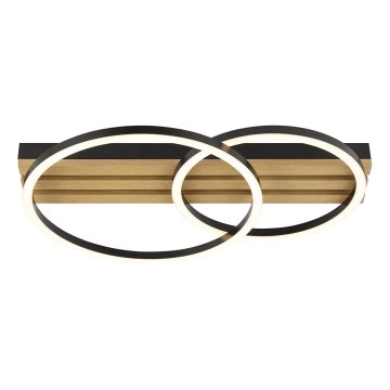 Brilliant - Dimmbare LED-Deckenleuchte CALMA LED/21W/230V schwarz