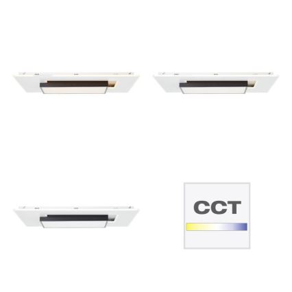 Brilliant - Dimmbare LED-Deckenleuchte HUTSON LED/60W/230V 3000-7100K 50x80 cm weiß + Fernbedienung