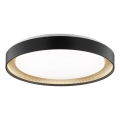 Brilliant - dimmbare LED-Deckenleuchte WALDO LED/36 W/230 V 3000–6500 K Ø 48,5 cm schwarz/gold + Fernbedienung
