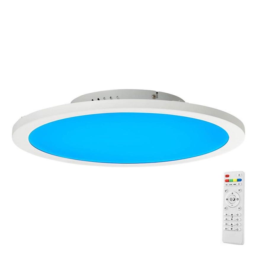 Brilliant - Dimmbare LED-RGBW-Deckenleuchte ABIE LED/24W/230V 2700-6500K + Fernbedienung