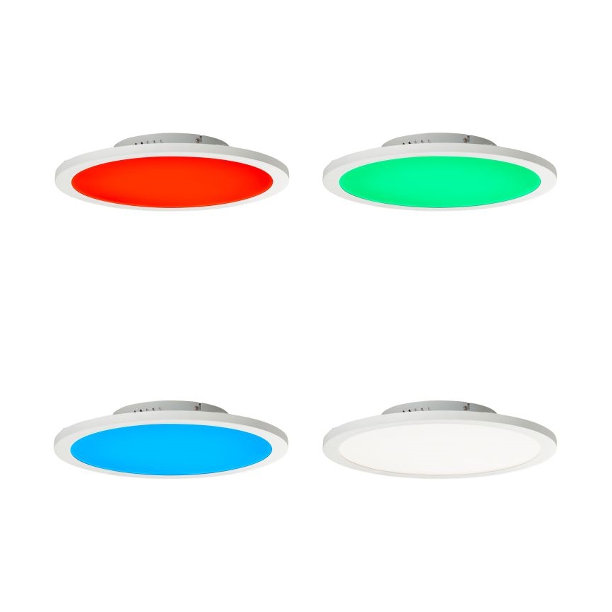 Brilliant - Dimmbare LED-RGBW-Deckenleuchte ABIE LED/24W/230V 2700-6500K + Fernbedienung