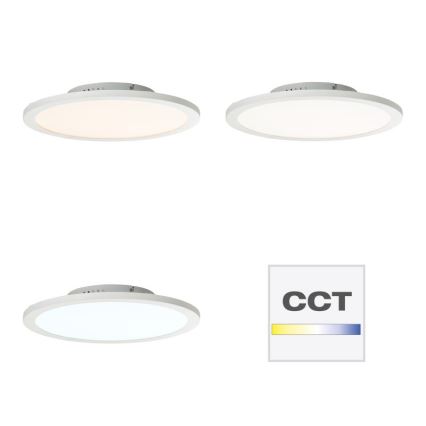 Brilliant - Dimmbare LED-RGBW-Deckenleuchte ABIE LED/24W/230V 2700-6500K + Fernbedienung