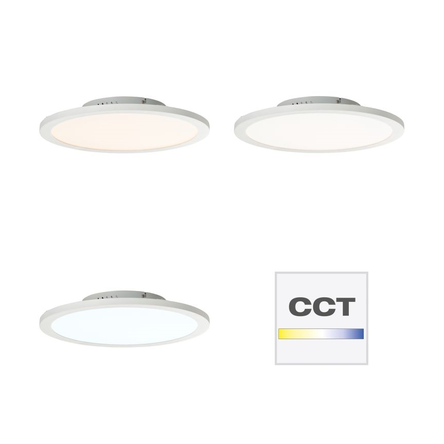 Brilliant - Dimmbare LED-RGBW-Deckenleuchte ABIE LED/24W/230V 2700-6500K + Fernbedienung