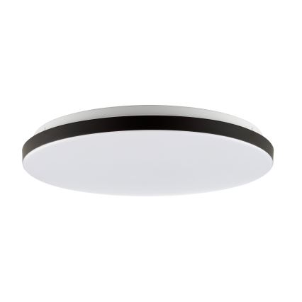 Brilliant - LED RGBW dimmbare Deckenleuchte LIVIO LED/20W/230V 3000–6500K Ø 38,5 cm schwarz + Fernbedienung