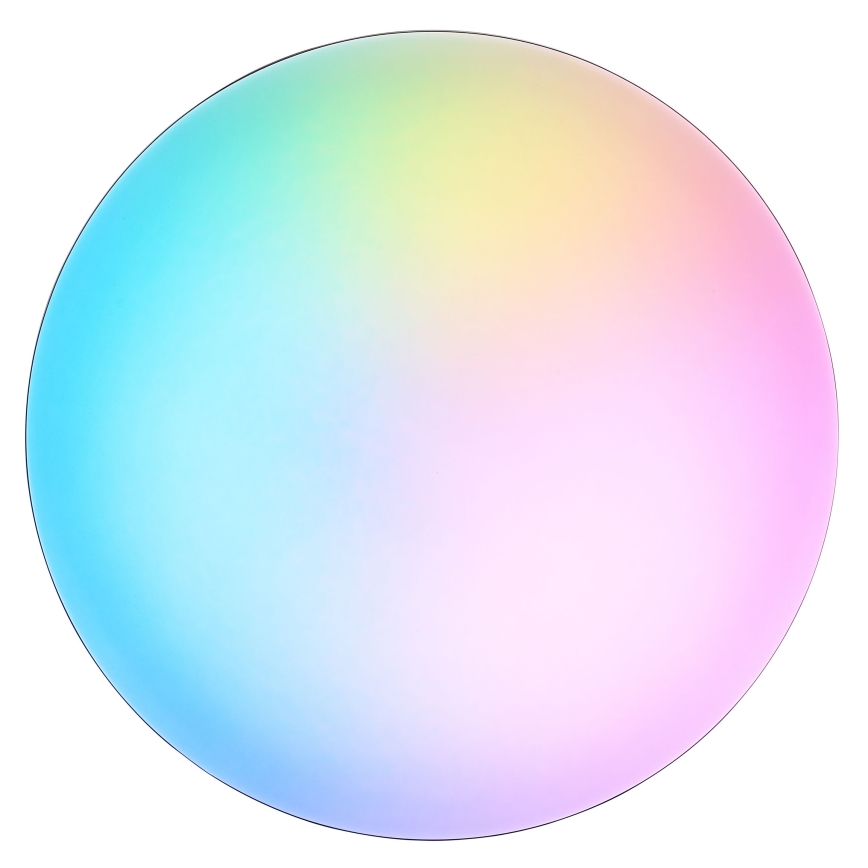 Brilliant - LED RGBW dimmbare Deckenleuchte LIVIO LED/20W/230V 3000–6500K Ø 38,5 cm schwarz + Fernbedienung