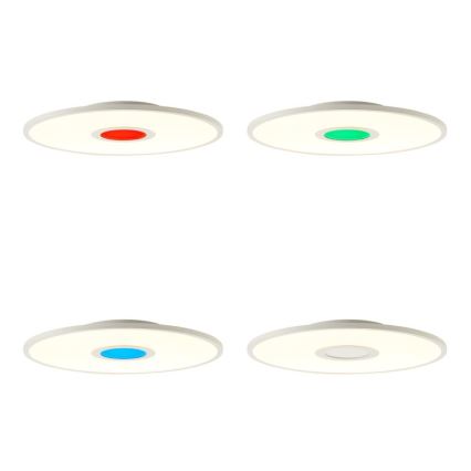 Brilliant - Dimmbare LED-RGBW-Deckenleuchte ODELLA LED/24W/230V 2700-6500K + Fernbedienung