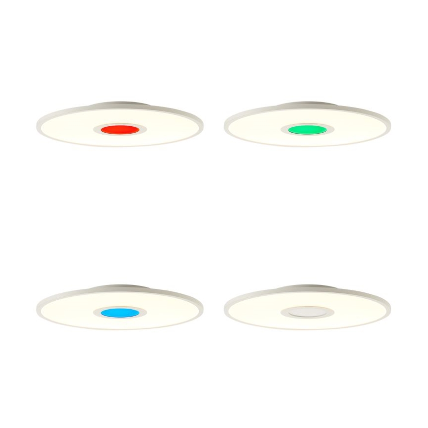 Brilliant - Dimmbare LED-RGBW-Deckenleuchte ODELLA LED/24W/230V 2700-6500K + Fernbedienung