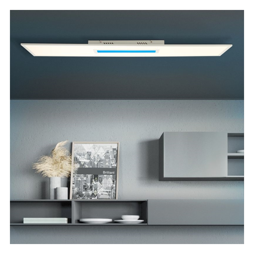 Brilliant - Dimmbare LED-RGBW-Deckenleuchte ODELLA LED/37W/230V 2700-6500K + Fernbedienung