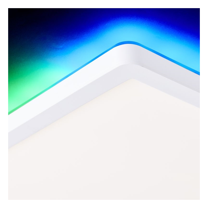 Brilliant - Dimmbare LED-RGBW-Deckenleuchte SALTERY LED/20W/230V 3000-6500K + Fernbedienung