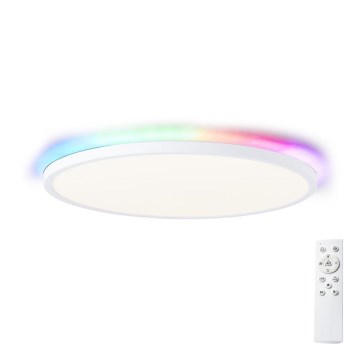 Brilliant - Dimmbare LED-RGBW-Deckenleuchte SALTERY LED/22W/230V 3000-6500K + Fernbedienung