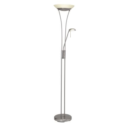 Brilliant - Dimmbare LED-Stehlampe FINN 2xLED/13W/230V mattchrom