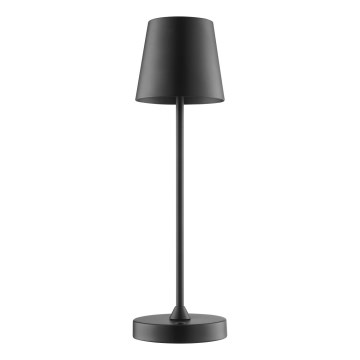 Brilliant - ELORA LED, dimmbare, wiederaufladbare Touch-Tischleuchte für den Außenbereich, 2,5 W / 5 V, 2700 K, 2600 mAh, IP44, schwarz