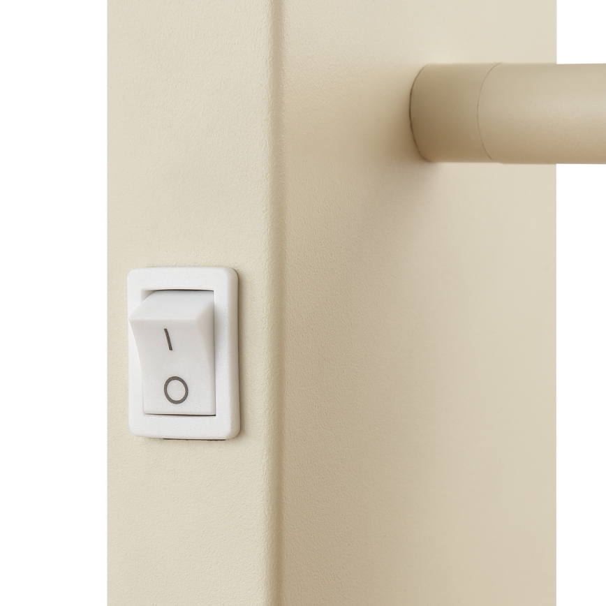 Brilliant - Faretto da parete ARLO 1xE27/20W/230V crema