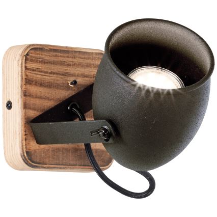 Brilliant - Faretto da parete CROWTON 1xGU10/6W/230V