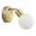Brilliant - Faretto da parete JORGE 1xG9/10W/230V ottone