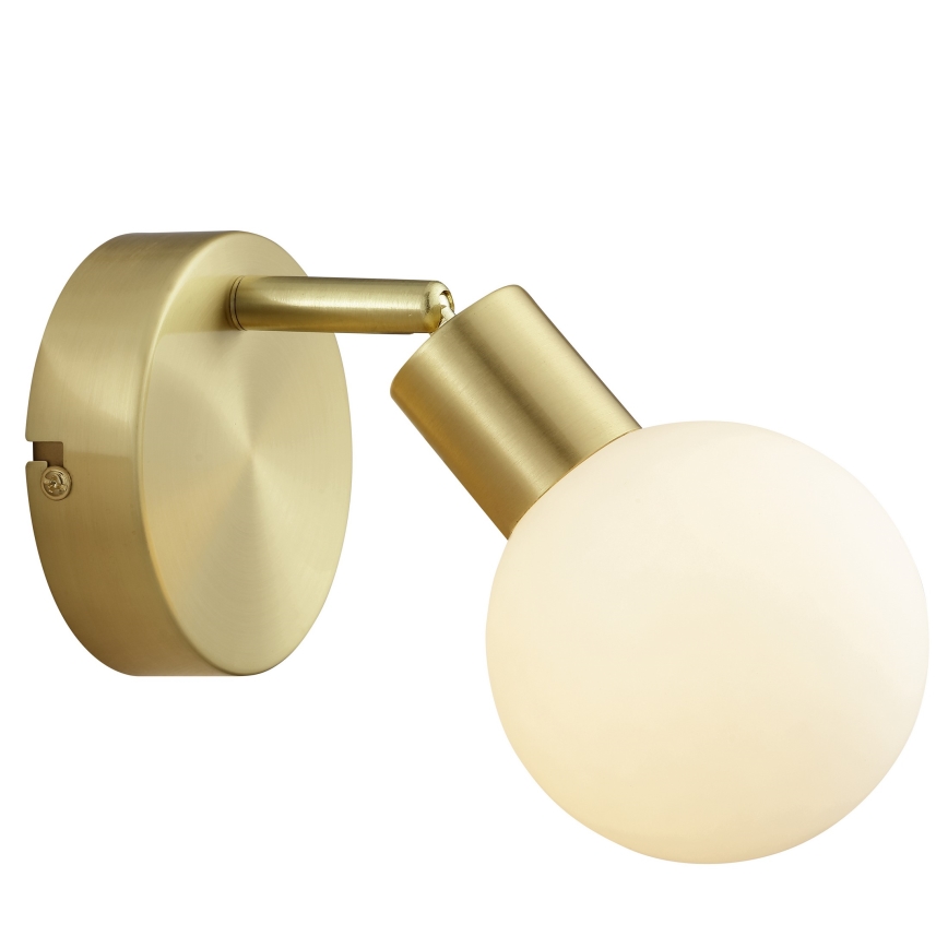 Brilliant - Faretto da parete JORGE 1xG9/10W/230V ottone