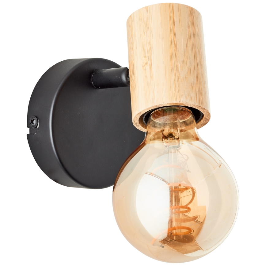 Brilliant - Faretto da parete KERRY 1xE27/40W/230V bambù