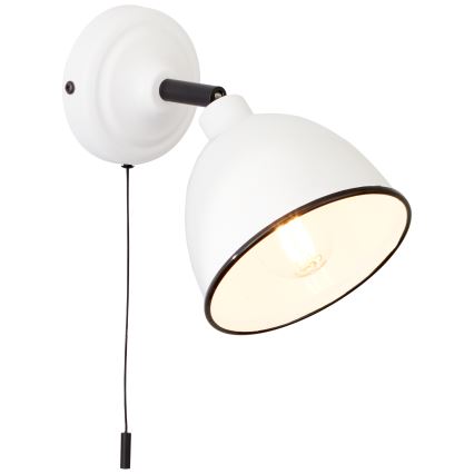 Brilliant - Faretto da parete TELIO 1xE14/28W/230V bianco