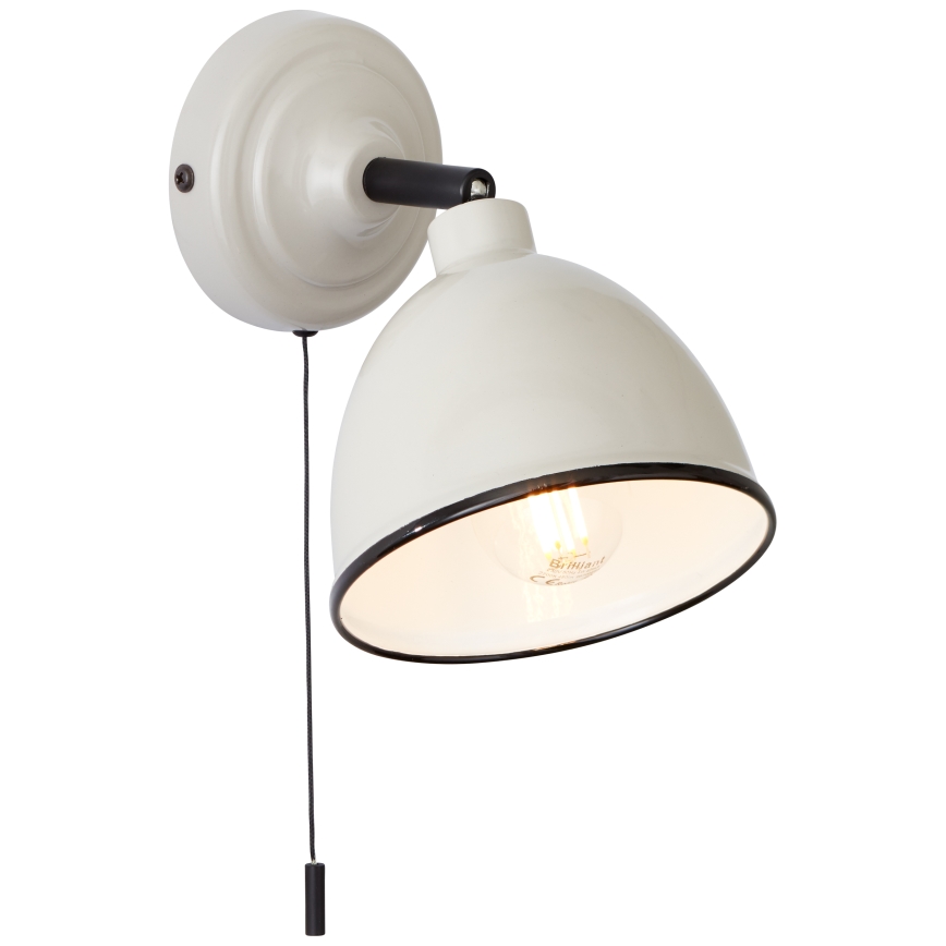 Brilliant - Faretto da parete TELIO 1xE14/28W/230V grigio