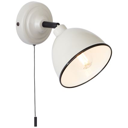 Brilliant - Faretto da parete TELIO 1xE14/28W/230V grigio