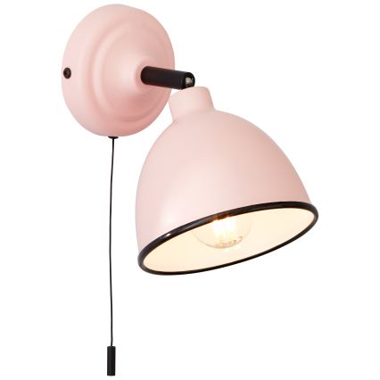 Brilliant - Faretto da parete TELIO 1xE14/28W/230V rosa