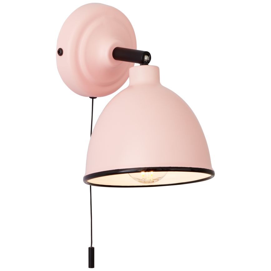 Brilliant - Faretto da parete TELIO 1xE14/28W/230V rosa