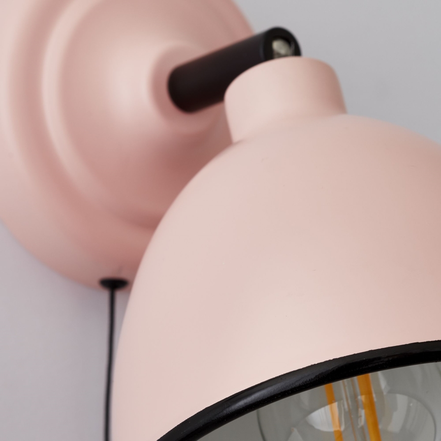 Brilliant - Faretto da parete TELIO 1xE14/28W/230V rosa
