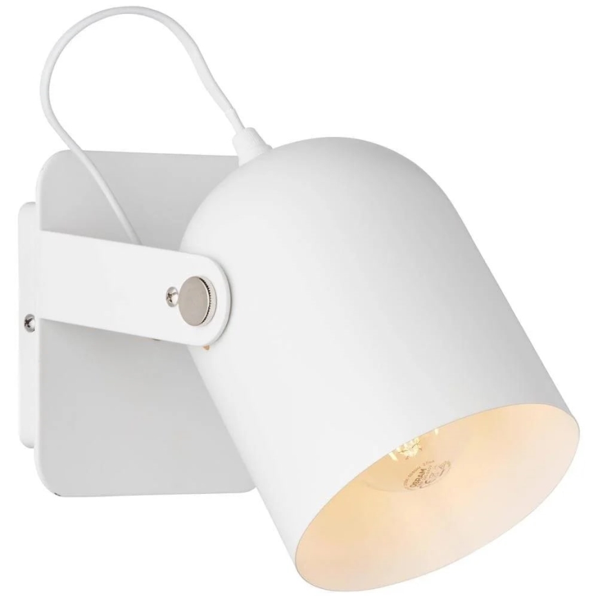 Brilliant - Faretto da parete YAN 1xE27/40W/230V bianco