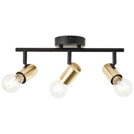 Brilliant - Faretto KERRY 3xE27/40W/230V nero/ottone